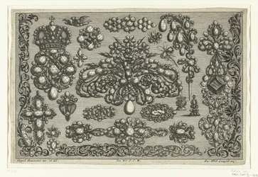 Dix-huit dessins pour bijoux (série Ein neues Buch von allerhand Gold-Arbeit)