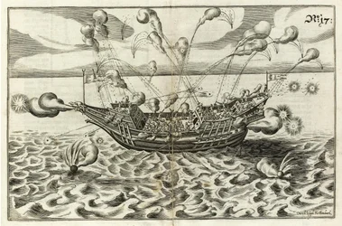 Illustration de Architectura navalis par J. Furttenbach