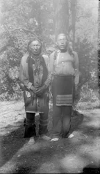 Black Elk et son fils, Black Elk, Sioux Ogalalla qui combattit à la bataille de Custer