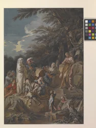 Saint Jean prêchant dans le désert