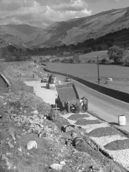 Construction de routes près de Thirlmere