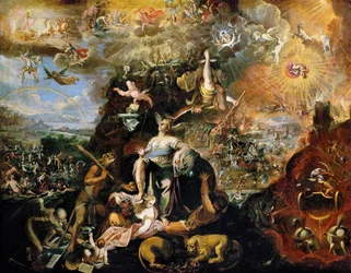 Baroque : Allégorie (Apocalypse) par Joseph Heintz le Jeune (vers 1600-après 1674)