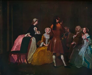 La famille Harlowe, de Clarissa de Samuel Richardson, c. 1745