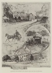 Mountstewart, maison de Lord Londonderry, où M. Balfour a séjourné lors de sa visite à Belfast