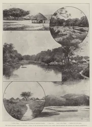 La question de la frontière Lagos-Dahomey, scènes dans le district de l