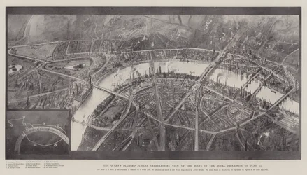 Célébration du jubilé de diamant de la reine, vue de l