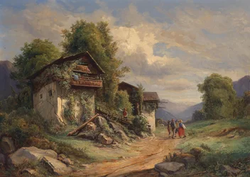 Joseph Höger Idylle rurale 1852