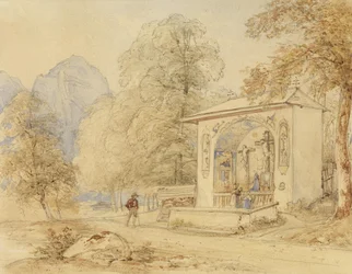 Joseph Höger Randonneur et chapelle de Golgotha
