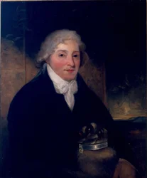 Venanzio Rauzzini avec son chien, Turk, vers 1795