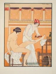 Et oins-le de rose parfumée, illustration tirée des « Œuvres d