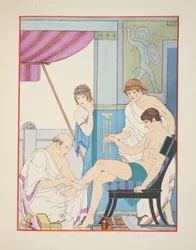Soldat blessé, illustration des 