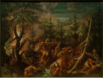 Massacre des Iroquois sur les Hurons