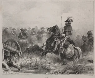 Scène de cavalerie, 1836