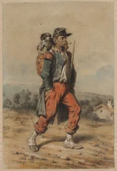 Soldat avec Chien
