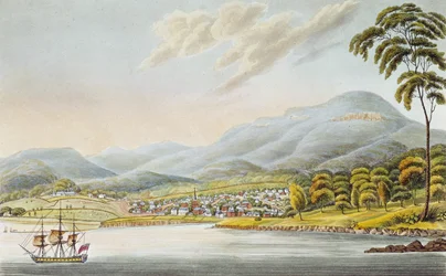 Vue de Hobart Town, 1824