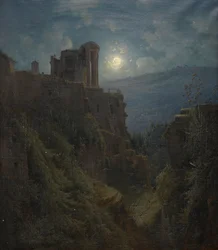 Suédois : ruines italiennes au clair de lune