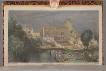 Abbaye de Jedburgh, gravée par Robert Brandard