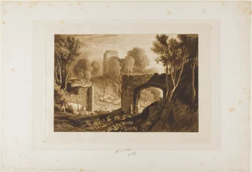 Porte Est, Winchelsea, planche 67 de Liber Studiorum