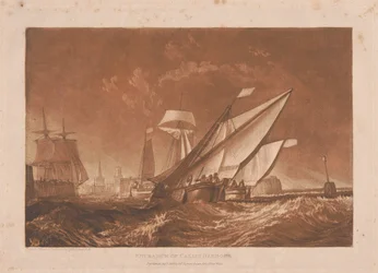 Entrée du port de Calais