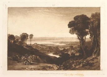 Jonction de la Severn et de la Wye, Liber Studiorum, partie VI, planche 28