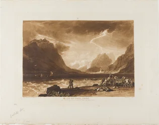Lac de Thoune, planche 15 de Liber Studiorum
