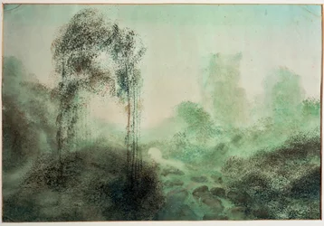 Paysage dans le brouillard