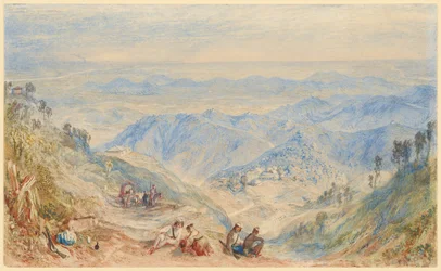 Mussooree et le Dhoon depuis Landour