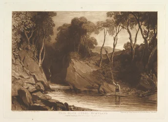 Près de Blair Athol, Écosse Liber Studiorum, partie VI, planche 30, 1er juin 1811