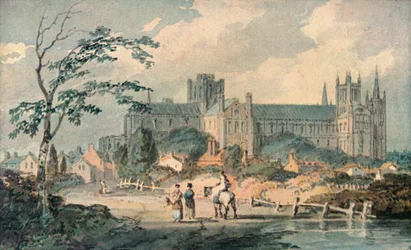 Cathédrale de Peterborough vue du nord, 1909