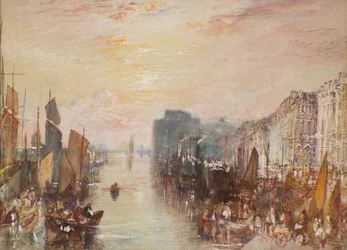 Scène de rivière, Le Havre