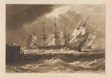 Navires dans une brise