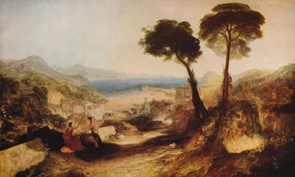 La Baie de Baiae, avec Apollon et la Sibylle, vers 1823, vers 1915
