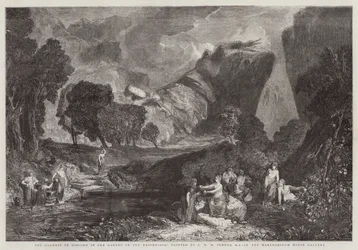 La déesse de la discorde dans le jardin des Hespérides, dans la galerie de Marlborough House