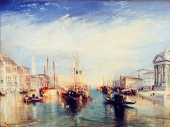 Venise, depuis le porche de la Madonna della Salute