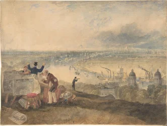Vue de Londres depuis Greenwich