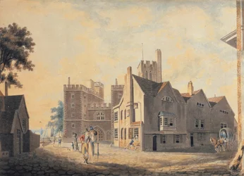 Vue du palais archiépiscopal, Lambeth
