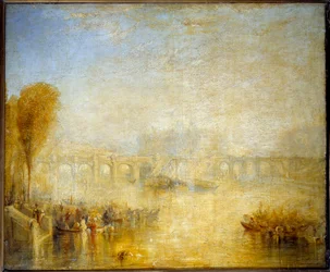 Vue du Pont Neuf à Paris en 1819