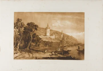Ville de Thun, planche 59 de Liber Studiorum