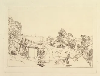 Cueilleurs de cresson, Liber Studiorum, partie XIII, 1819