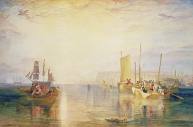 Pêche au merlan au large de Margate, 1823