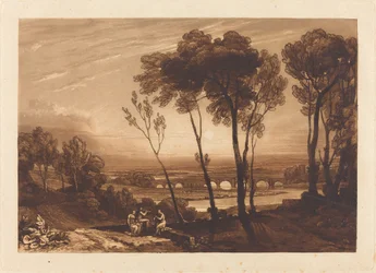 Le pont au milieu de la distance