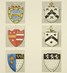 6 armoiries dans l
