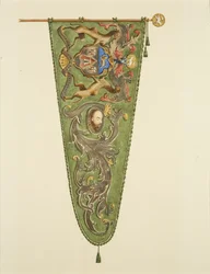 Bannière des Merchant Taylors, inscrite 