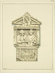 Monument dans le cimetière de l