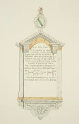 Monument à George Weare et sa femme dans l