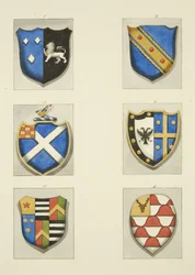 Blasons monumentaux dans All Saints