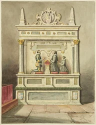 Monument de Sir Charles Somerset, sa dame et sa fille, à St James