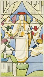Vitrail de Saint-Marc - l
