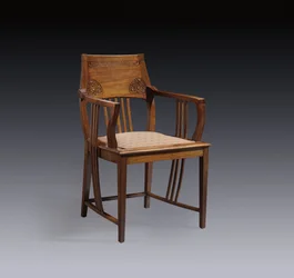 Un fauteuil de la Villa Friedman, vers 1898