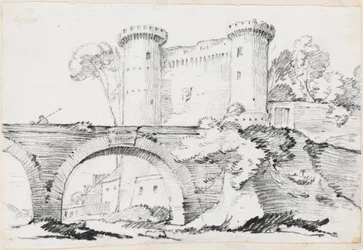Un pont en pierre et l